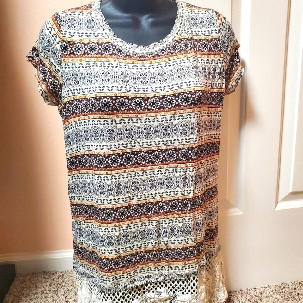 Xhilaration Aztec Printed Tunic